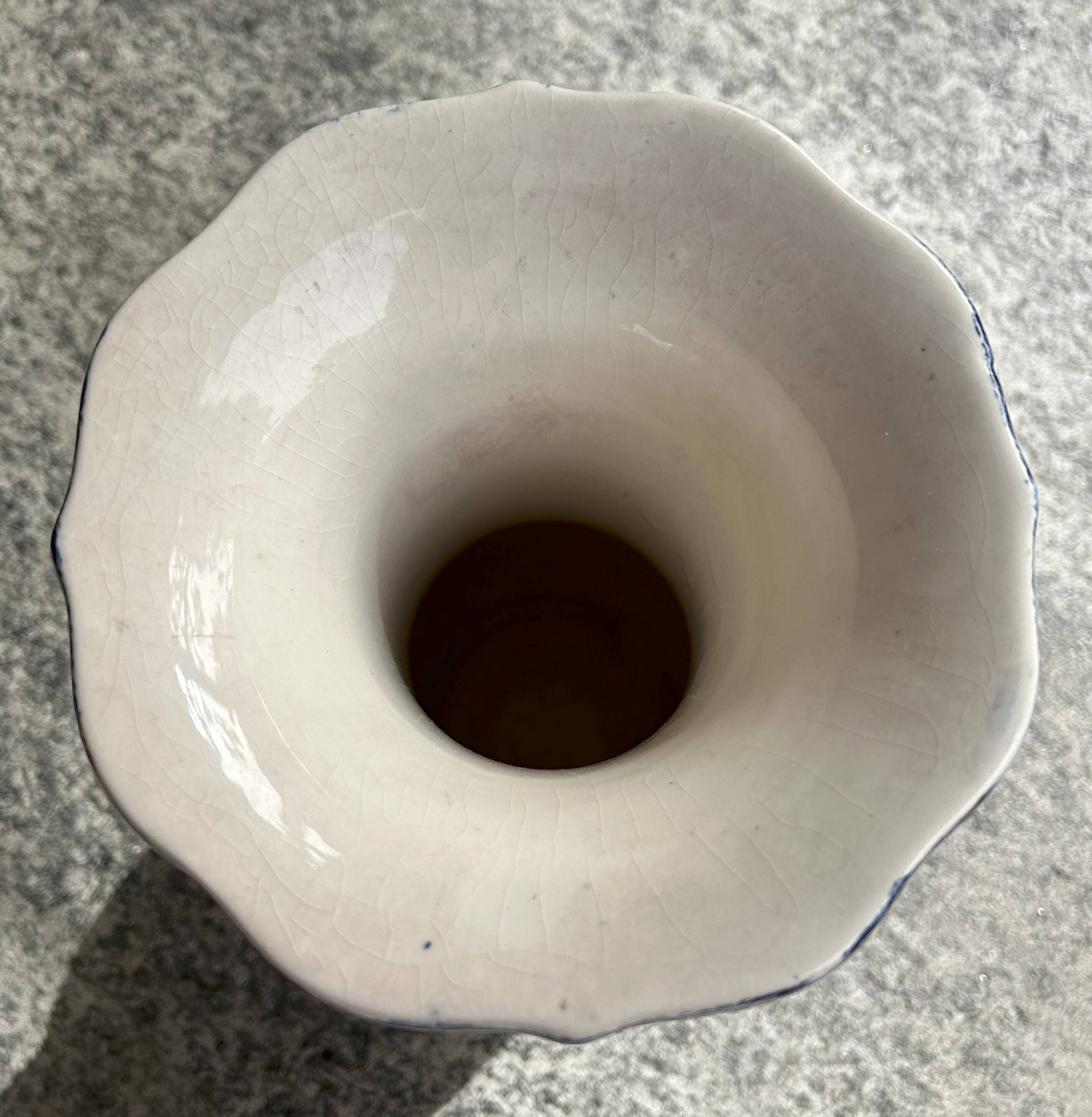 Delft porcelain vase