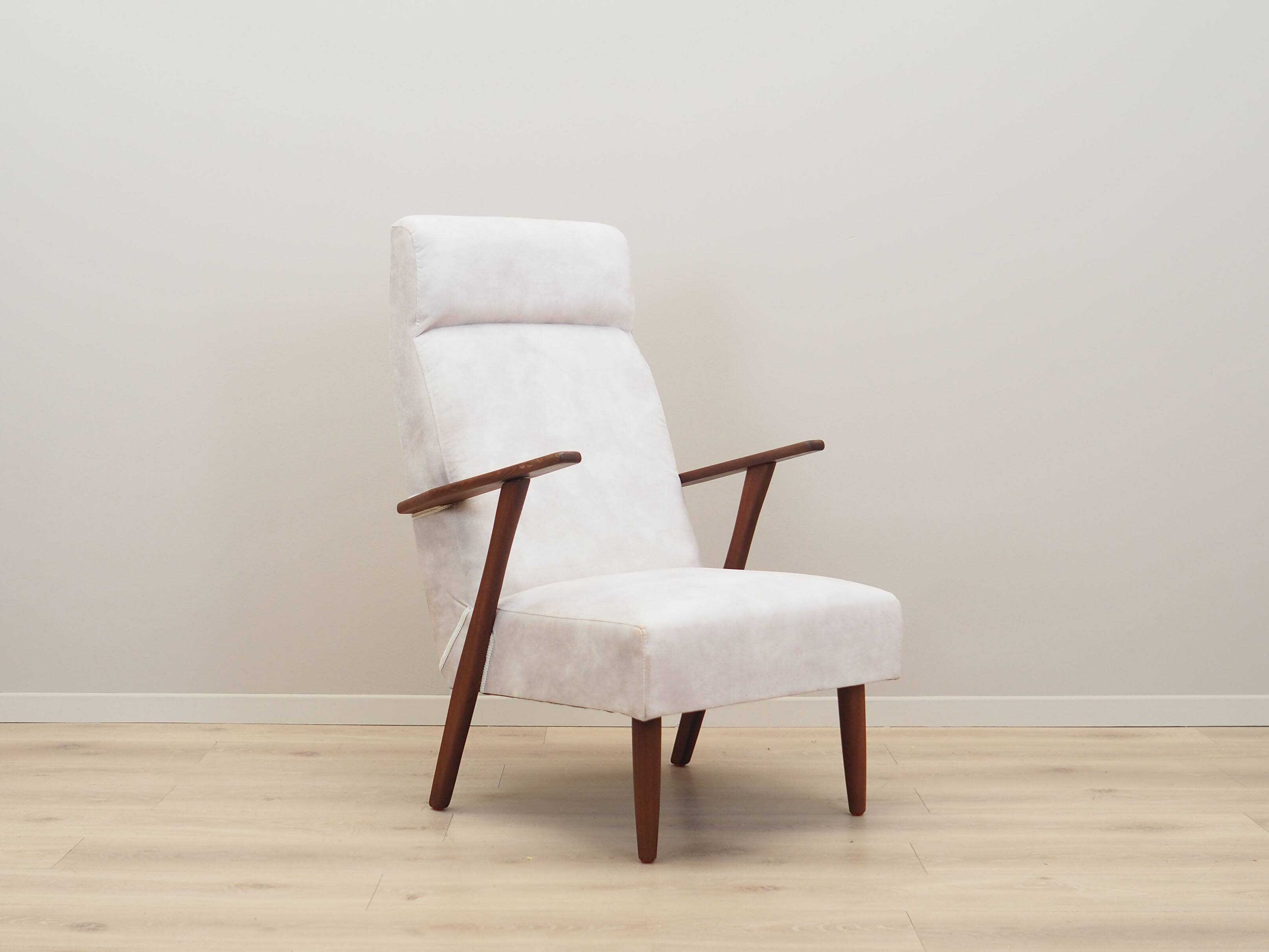 Fauteuil danois en teck, années 1970