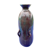 Vase coloquinte art deco in stoneware signed primavera n° 3501