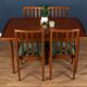 Retro Teak 1960s Meredew Dining Table & 4 Chairs Mid Century