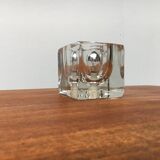 Vintage German table lamp in glass TA 14 Cube by Peill & Putzler, 1970s.