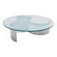 Table par Lorenzo Burchiellaro en aluminium et cristal