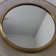 Vintage French Brass Mirror, 1960s