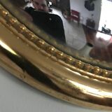 Mirror louis XVI gilded 19th witch 38x44cm