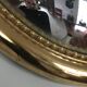 Mirror louis XVI gilded 19th witch 38x44cm