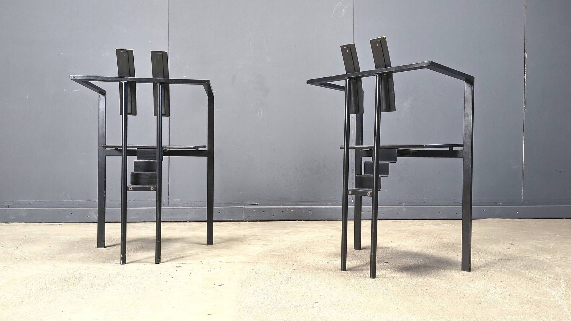 Trix dining chairs by Karl Friedrich Förster for KFF, 1980s, set of 2
