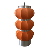 Orange and metal table lamp