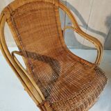 Rattan armchair