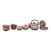 Service porcelaine a thé  ou café chk impression dessin chinois