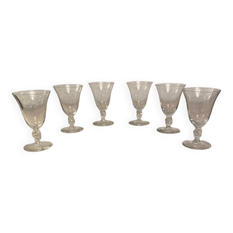 Set of vintage liquor glasses