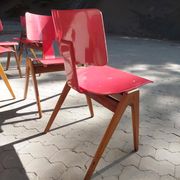 6 Hillestak chairs by Robin Day for Hille - 1950