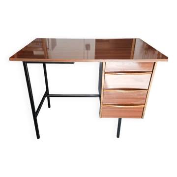 Antique wooden and iron desk