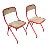 2 industrial chairs