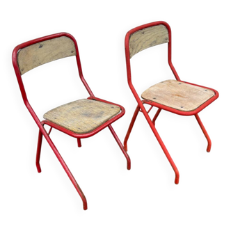2 industrial chairs