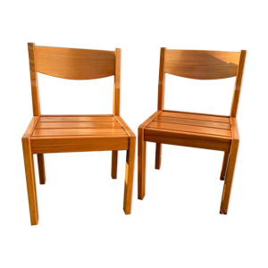 set de 2 chaises brutalistes