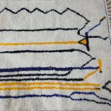 Handmade Berber wool mrirt rug 256 X 146 CM