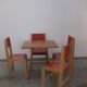 Table en bois Stella 1950