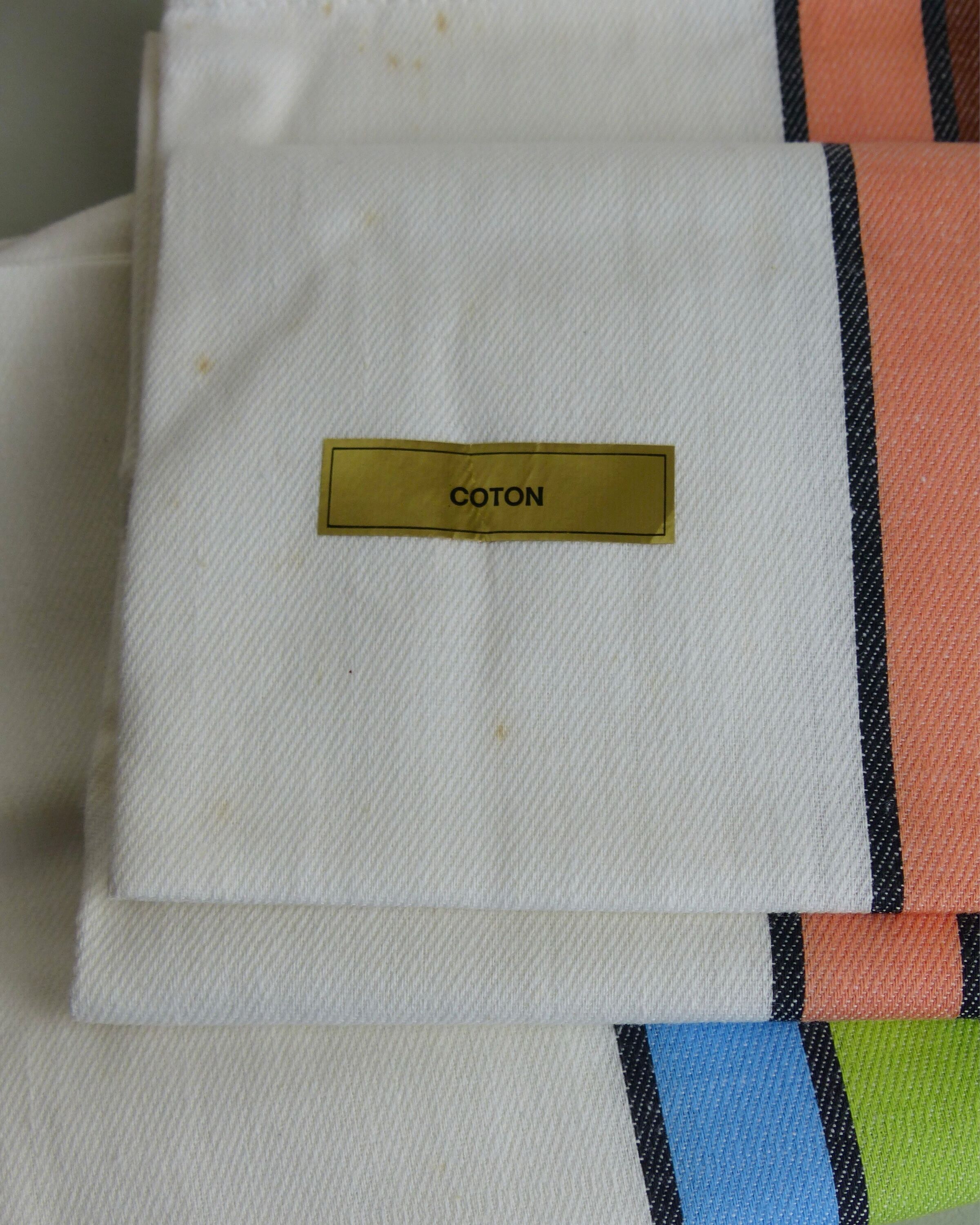 Set of 6 cotton tea towels