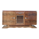 Art Deco walnut burl enfilade