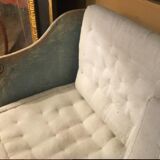 Swedish gustavian sofa original color gustavian blue