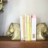 Brass horse bookends