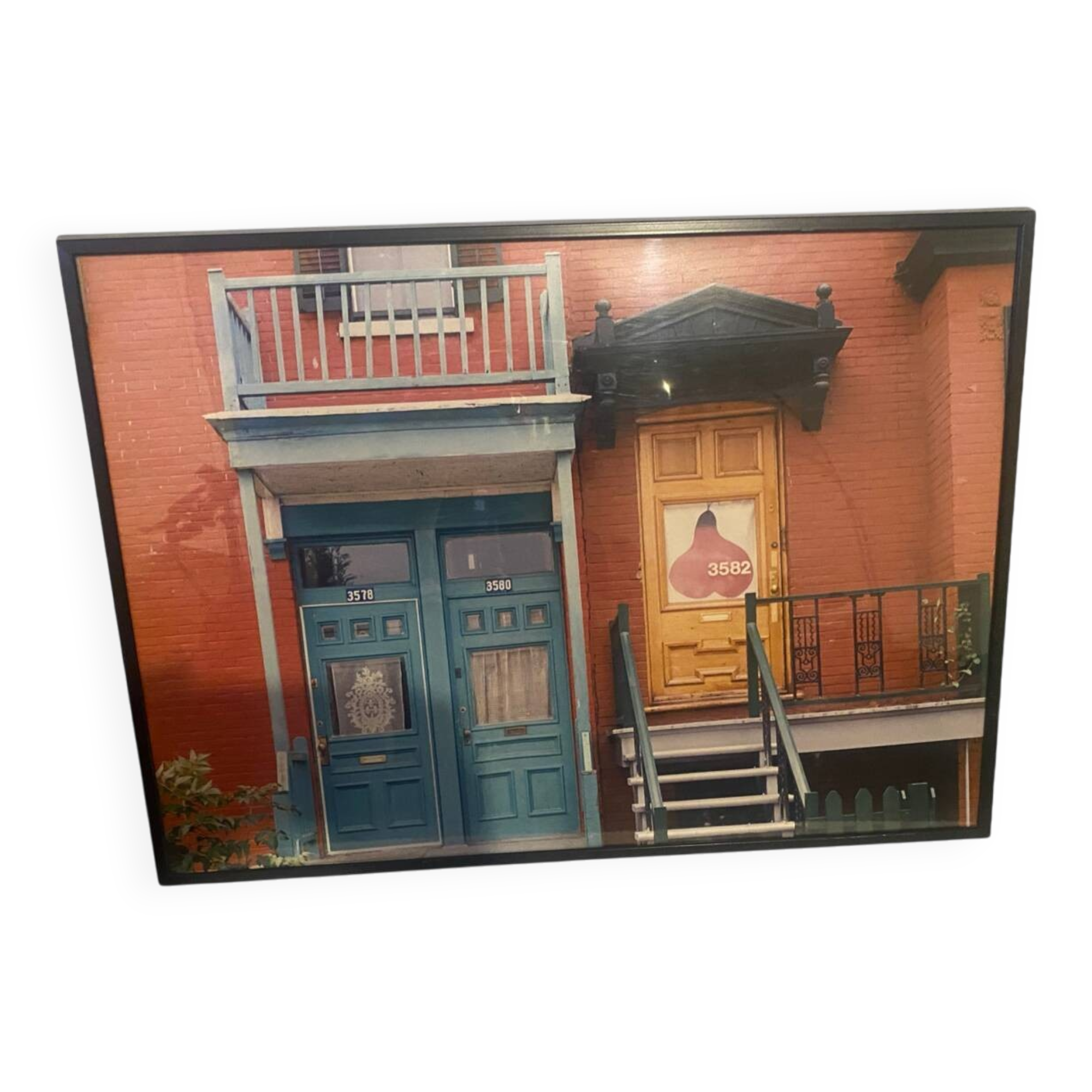 Signed silver print – Montreal 1987 – Vintage colour print