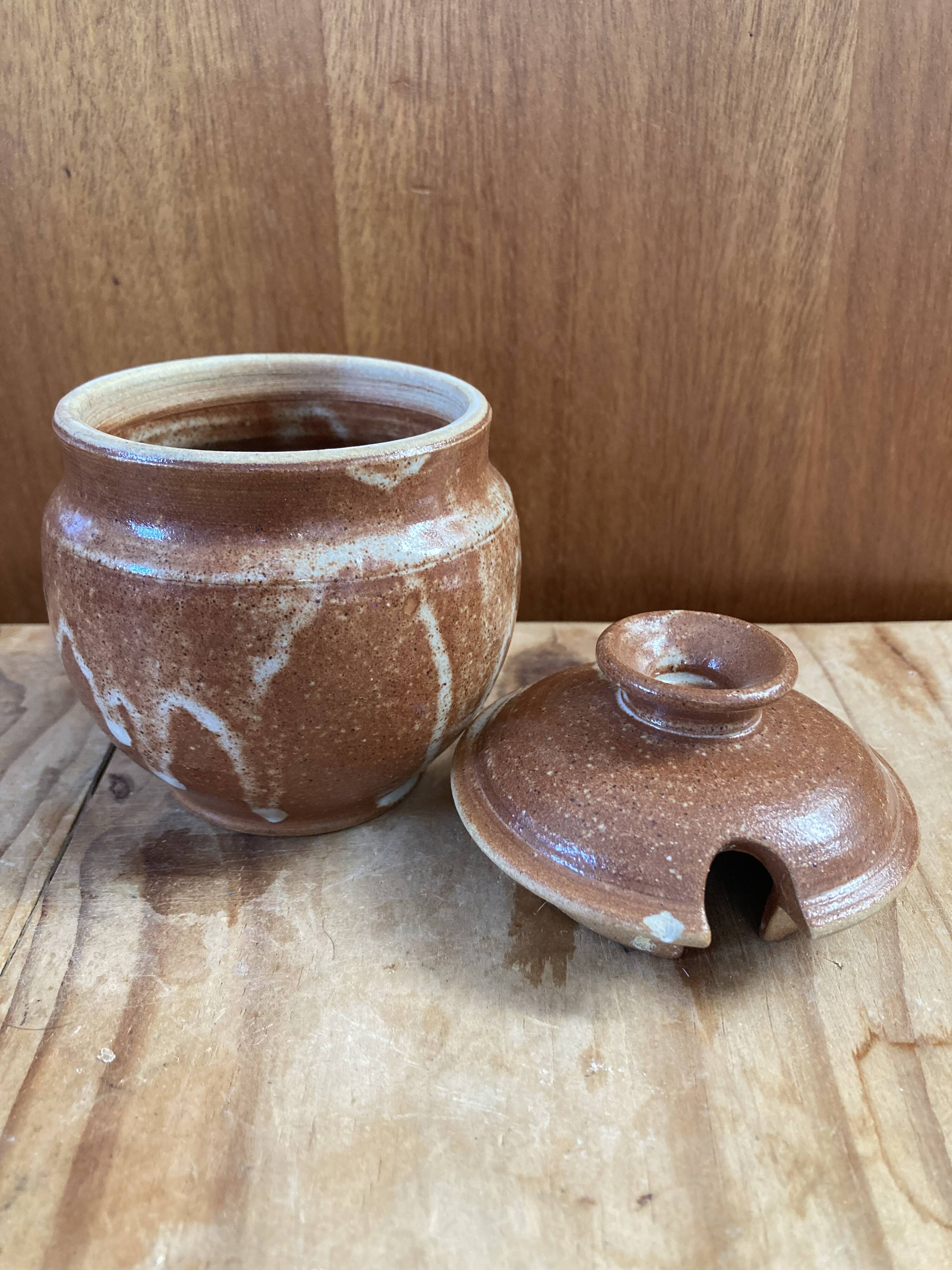 Sandstone sugar bowl