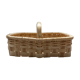 Vintage flat basket with handle