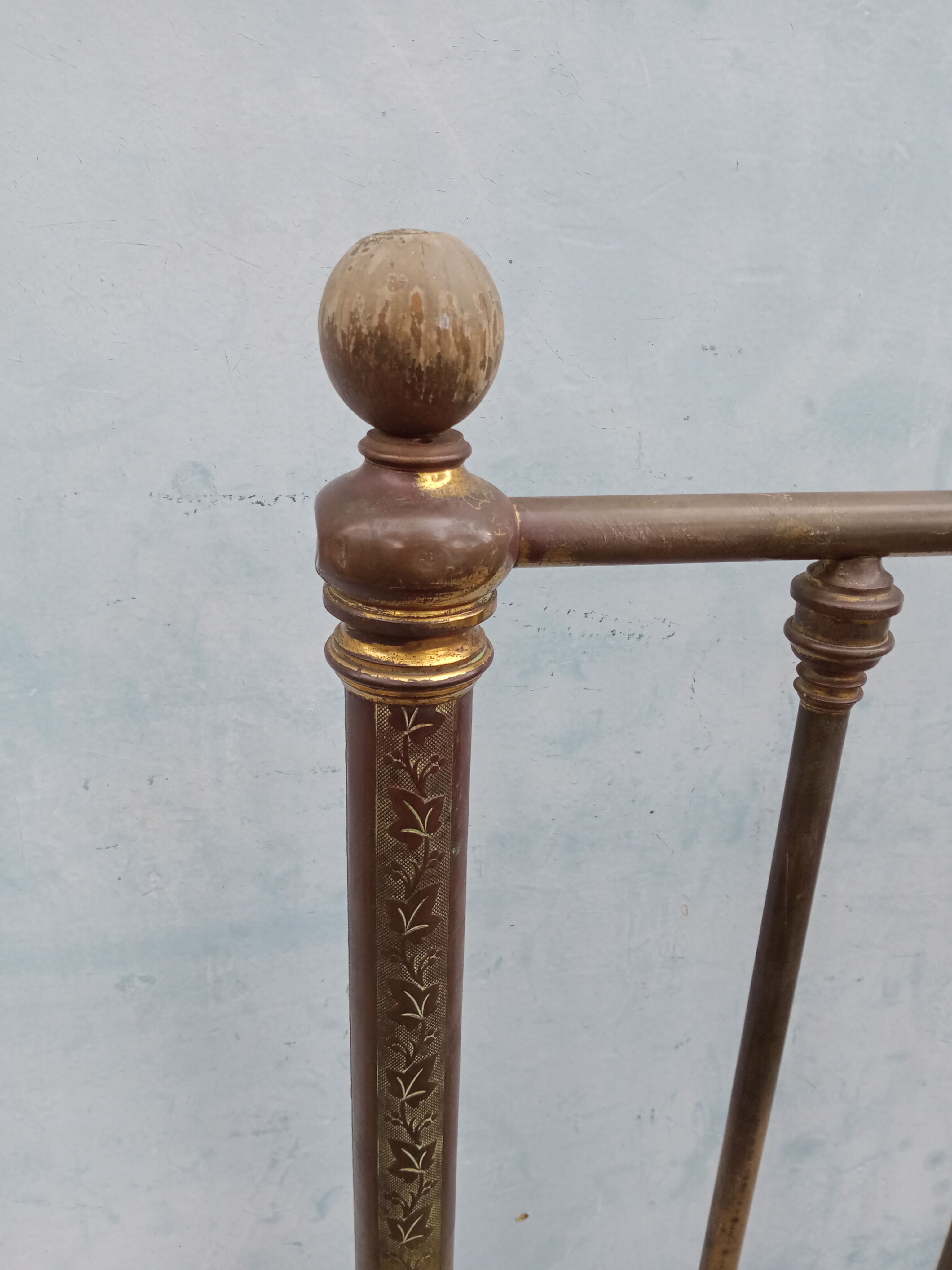 Brass bed
