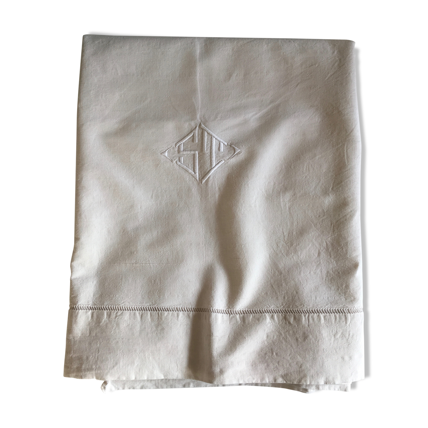 Old campaign in raw canvas sheet figure ST