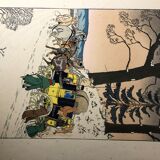 Harry Eliott Engraving Diligence under the snow