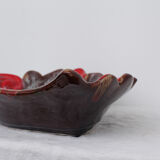 Vallauris ceramic fruit dish or cup