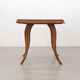 Table basse en miroir du milieu du siècle, italienne