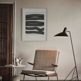 Abstract lines giclee print, 50x70cm