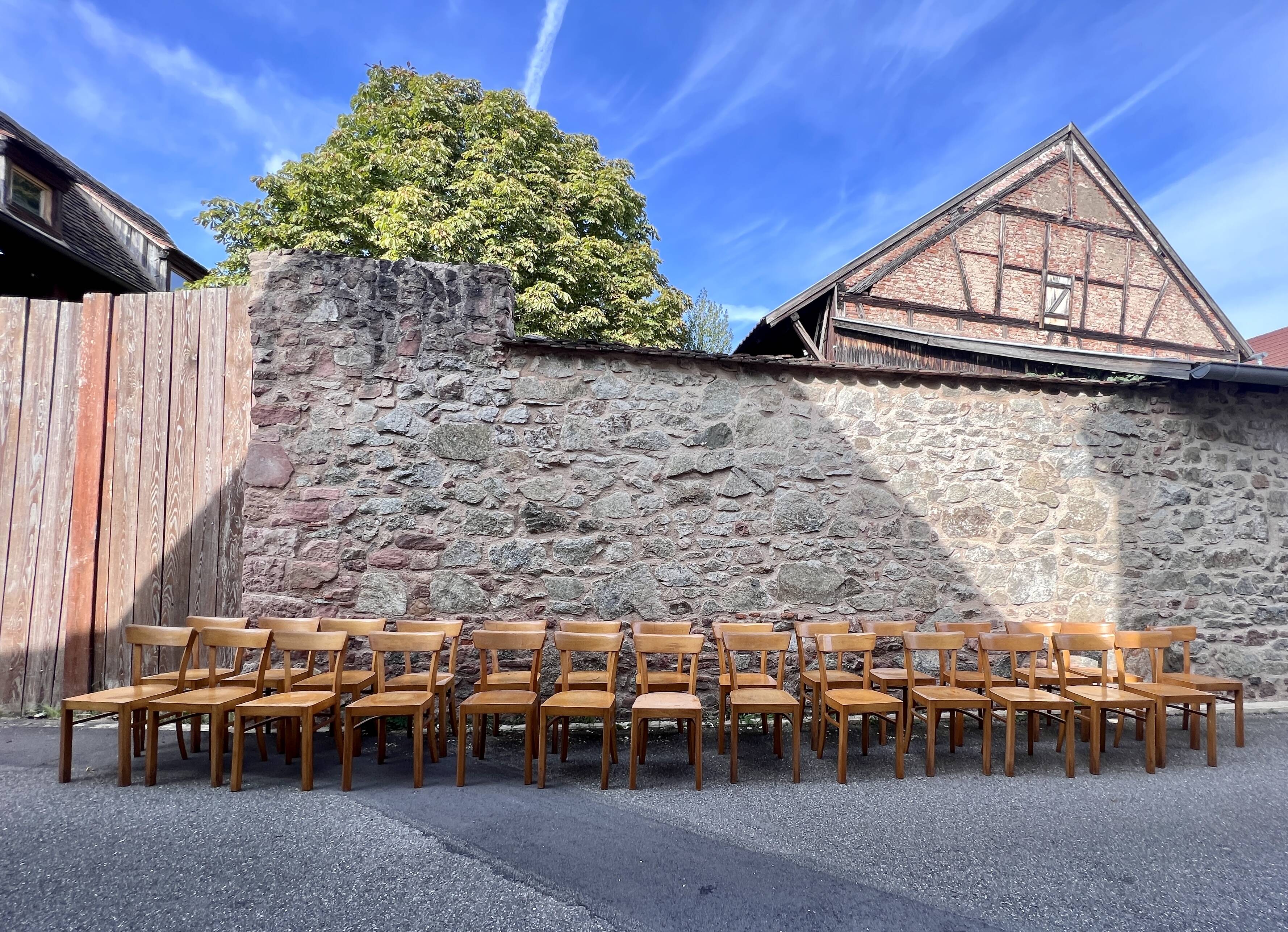 Fischel Thonet Baumann style bistro chair series