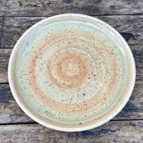 Set of 4 stoneware plates-Manufacture Pornic MBFA-Décor MIA