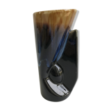 Blue design ceramic vase