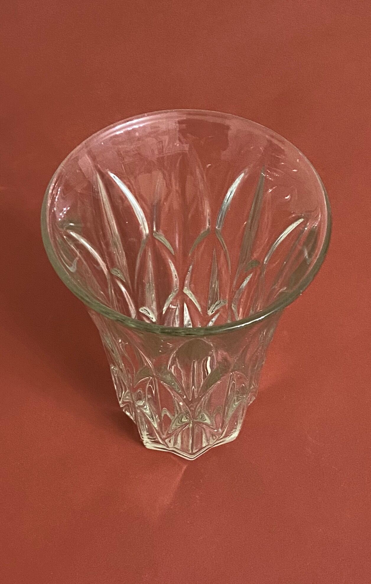 Old glass vase