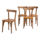Vintage Bentwood Chairs (c.1940). Set of 4 pieces #1
