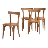 Chaises vintage en bois courbé (c.1940). Ensemble de 4 pièces #1