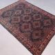 Vintage Kamseh rug 147x203 cm, medium, tribal oriental carpet 2542