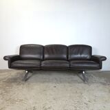 De Sede DS-31 vintage 1960s design leather 3-seater sofa
