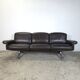 Vintage design leather 3-seater sofa De Sede DS-31 from the 1960s.