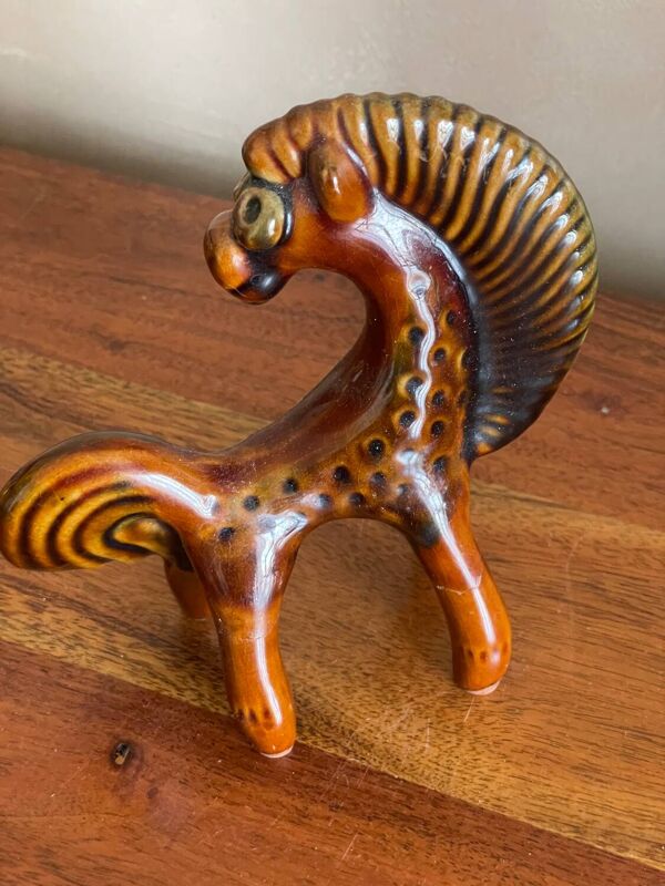 Cheval Vasilkovsky en majolique