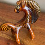 Vasilkovsky horse in majolica