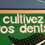 "Grow your teeth" poster