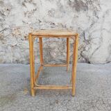 Bamboo rattan child desk