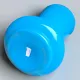 Blue opaline vase, "fair opaline"