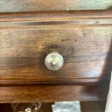 Buffet vaisselier ancien en chêne massif | Style Louis XV