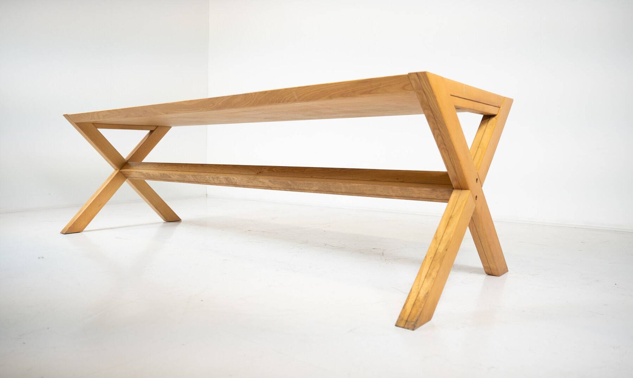 Set of 12 Monk dining chairs by Afra & Tobia Scarpa for Molteni, 1970s.